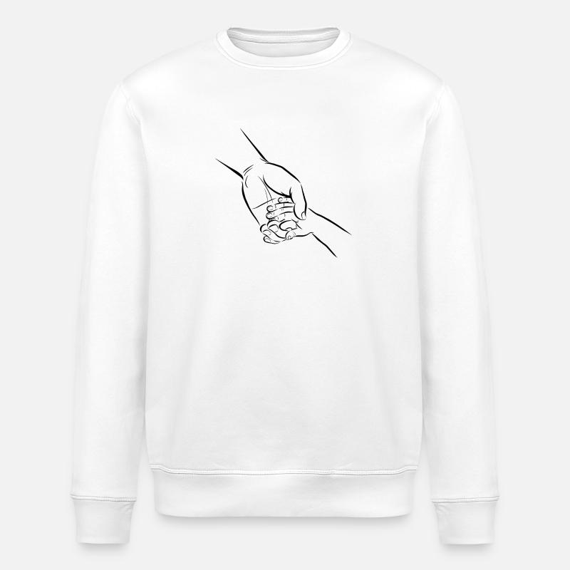 for each other - Stanley/Stella ROLLER Unisex Organic Sweatshirt - white