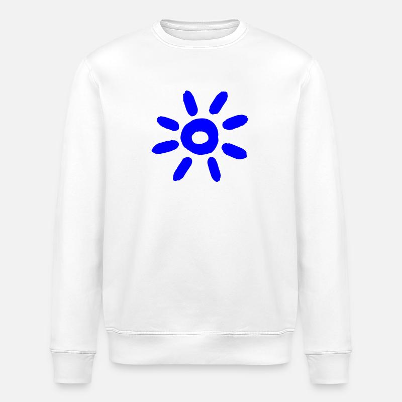 Blue Sun - Stanley/Stella ROLLER Unisex Organic Sweatshirt - white