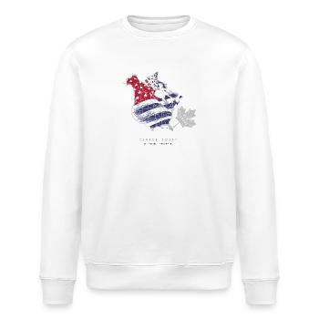 Canada dernière offre États-Unis échange Floride drôle  - Sweat bio ROLLER Stanley/Stella Unisexe - blanc - Devant - Nik (191cm)