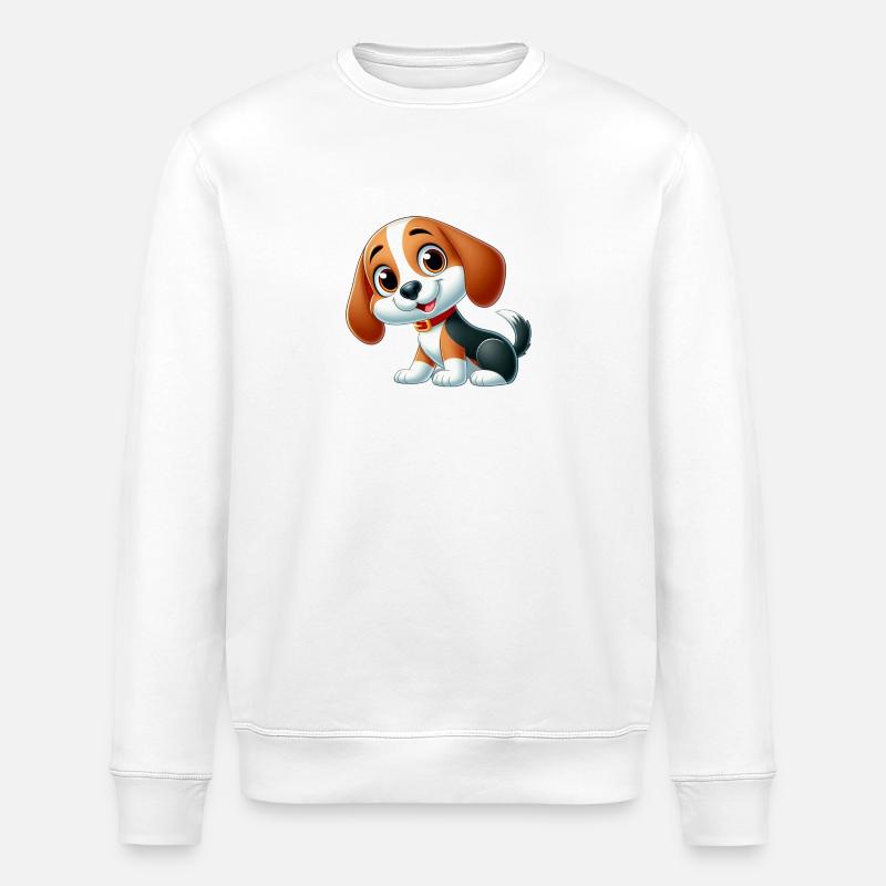 beagle 7 - Sweat bio ROLLER Stanley/Stella Unisexe - blanc