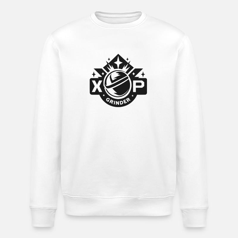 XP Grinder - Stanley/Stella ROLLER Unisex Organic Sweatshirt - white