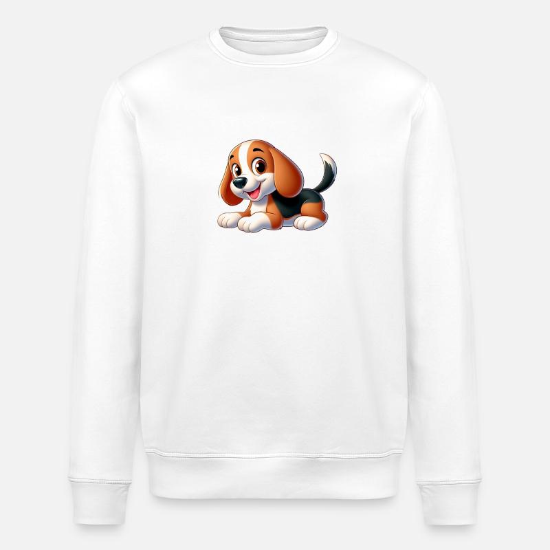 beagle 2 - Sweat bio ROLLER Stanley/Stella Unisexe - blanc