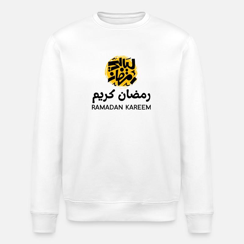 Ramadan Mubarak - Stanley/Stella ROLLER Unisex Organic Sweatshirt - white