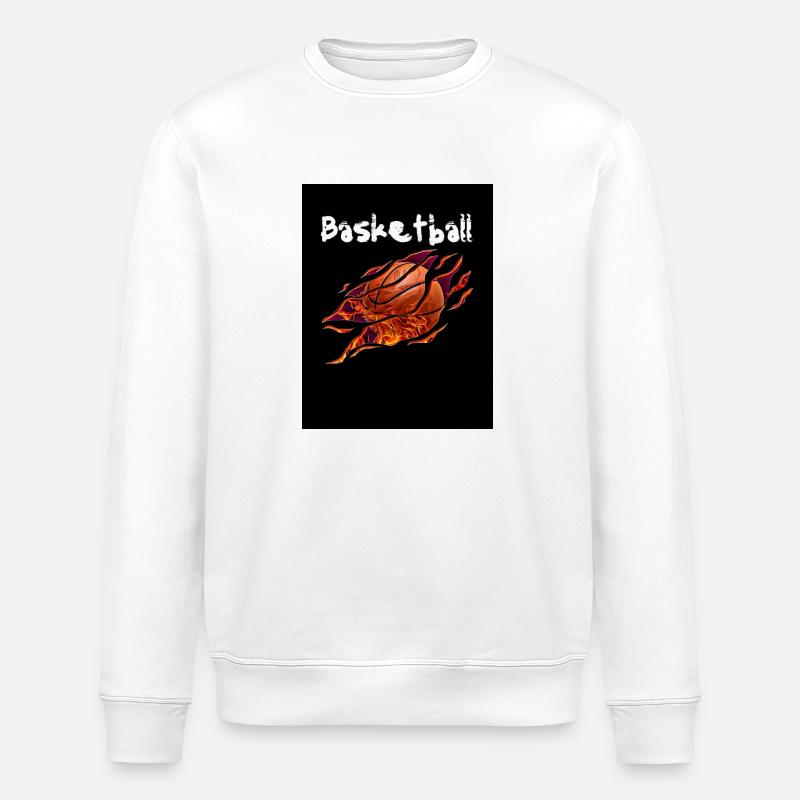 Basketball - Stanley/Stella Unisex Bio-Sweatshirt ROLLER - Weiß