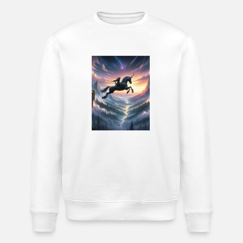 Dämmerungsreiter - Stanley/Stella Unisex Bio-Sweatshirt ROLLER - Weiß