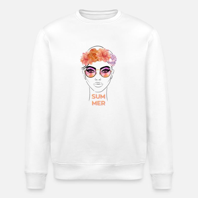 Summer - Stanley/Stella Unisex Bio-Sweatshirt ROLLER - Weiß