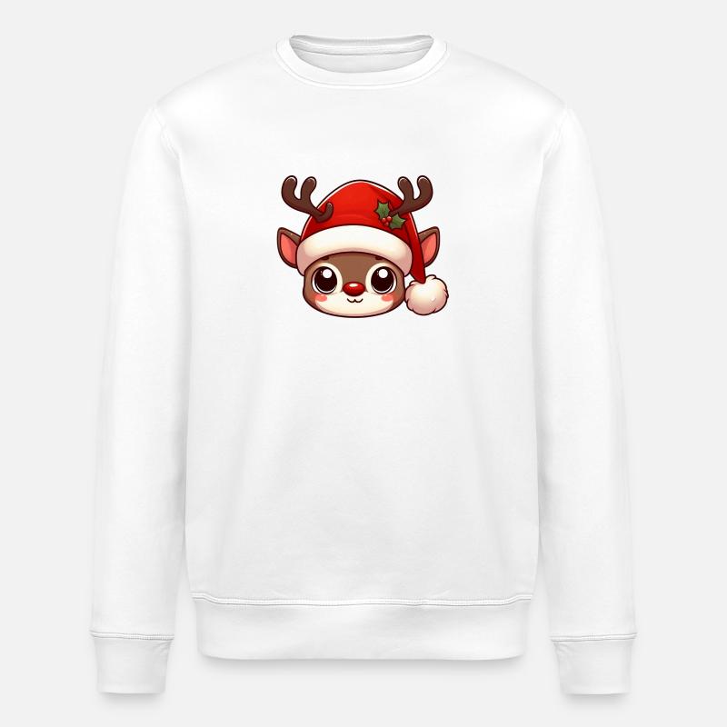 rudolph 6 - Sweat bio ROLLER Stanley/Stella Unisexe - blanc