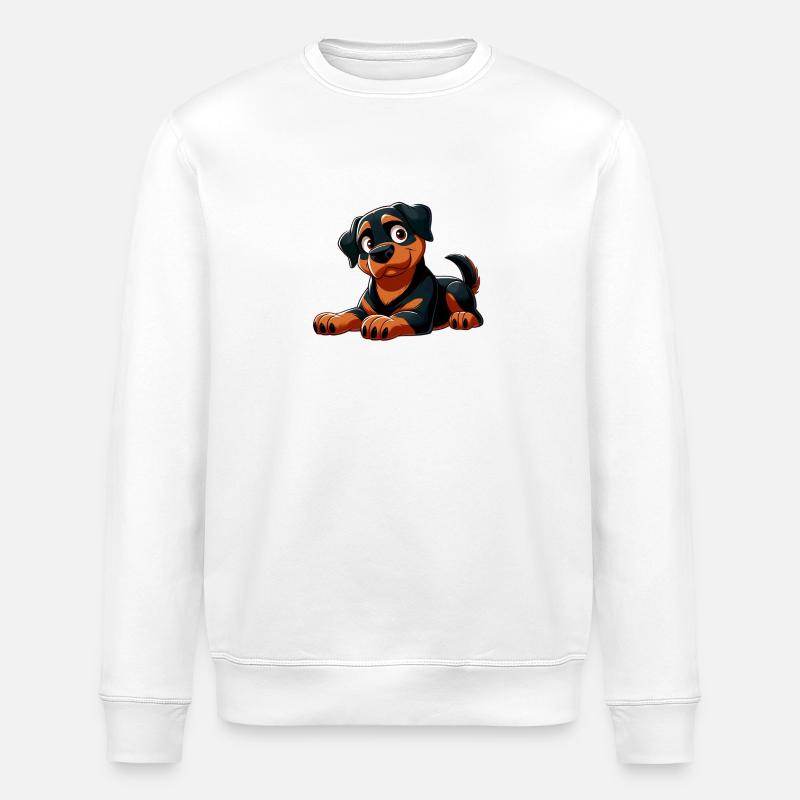 rottweiller 2 - Sweat bio ROLLER Stanley/Stella Unisexe - blanc