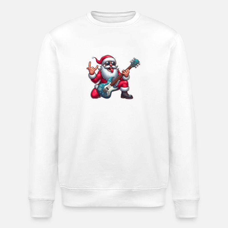 santa rock 3 - Sweat bio ROLLER Stanley/Stella Unisexe - blanc