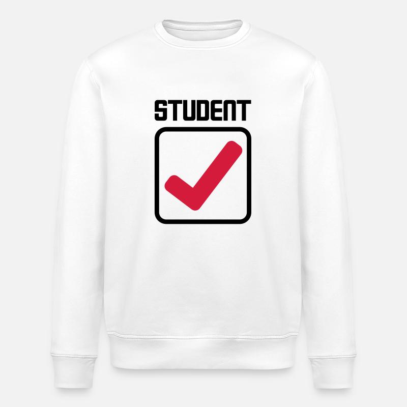 student - Stanley/Stella ROLLER Unisex Organic Sweatshirt - white