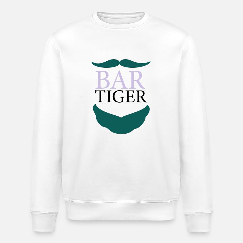bar-tiger - BARTiger - Stanley/Stella Unisex Bio-Sweatshirt ROLLER - Weiß