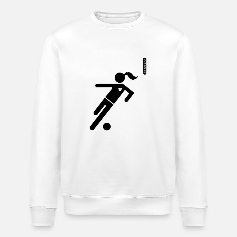 Frauenfußball! - Stanley/Stella Unisex Bio-Sweatshirt ROLLER - Weiß