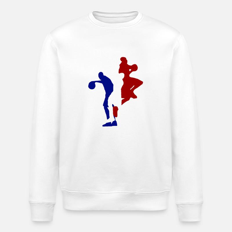 basketball - Stanley/Stella Unisex Bio-Sweatshirt ROLLER - Weiß