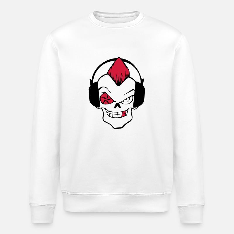 punk rock - Sweat bio ROLLER Stanley/Stella Unisexe - blanc