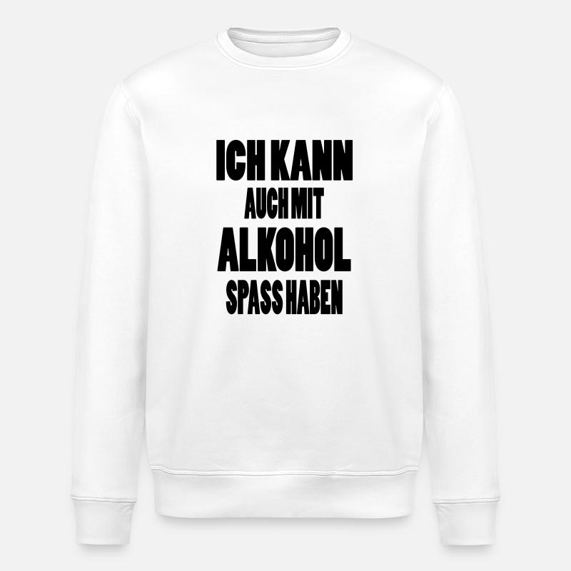 spass - Stanley/Stella Unisex Bio-Sweatshirt ROLLER - Weiß
