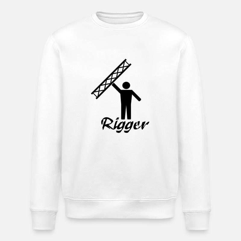 rigger - Stanley/Stella Unisex Bio-Sweatshirt ROLLER - Weiß