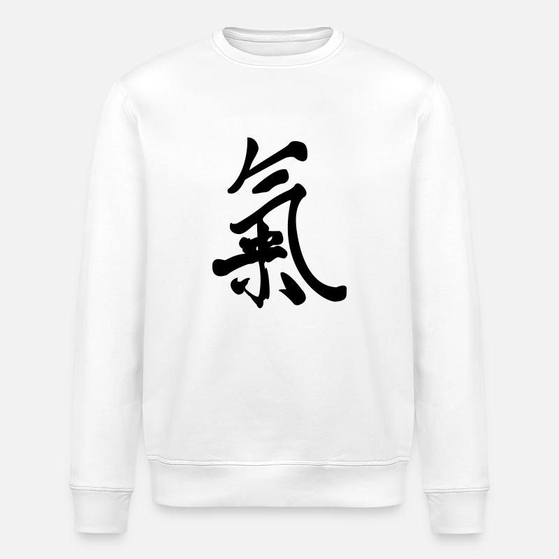 Chi (Qi) - Stanley/Stella Unisex Bio-Sweatshirt ROLLER - Weiß