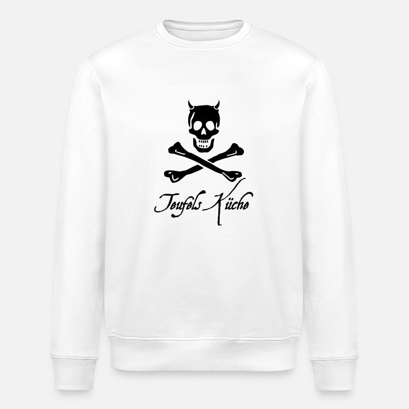 ~ ~ Cuisine de l'enfer - Sweat bio ROLLER Stanley/Stella Unisexe - blanc