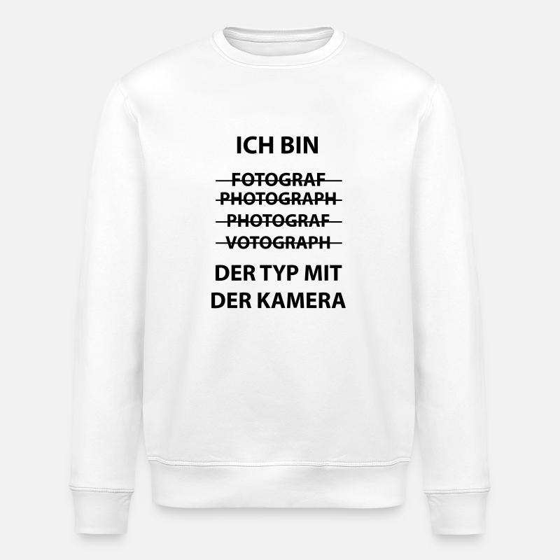 Kameratyp - Stanley/Stella Unisex Bio-Sweatshirt ROLLER - Weiß