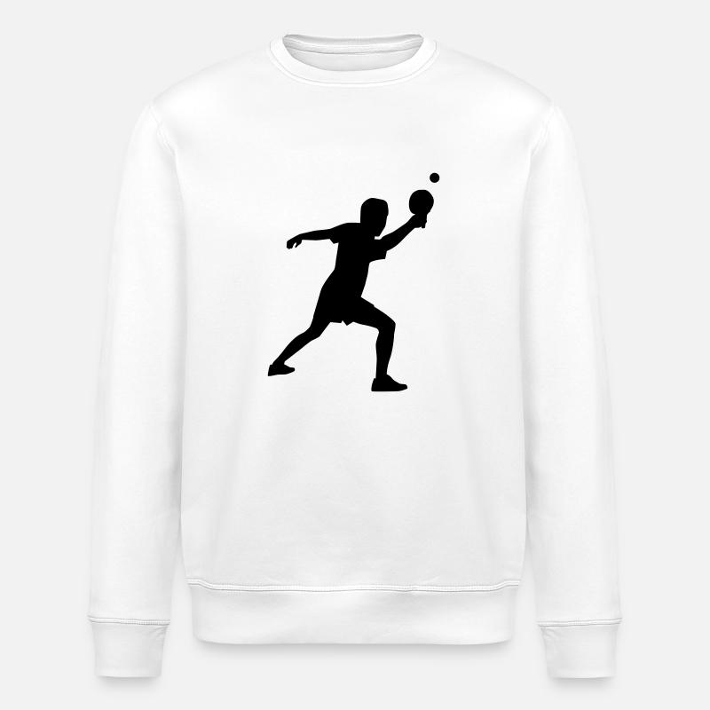 Ping Pong - Stanley/Stella ROLLER Unisex Organic Sweatshirt - white