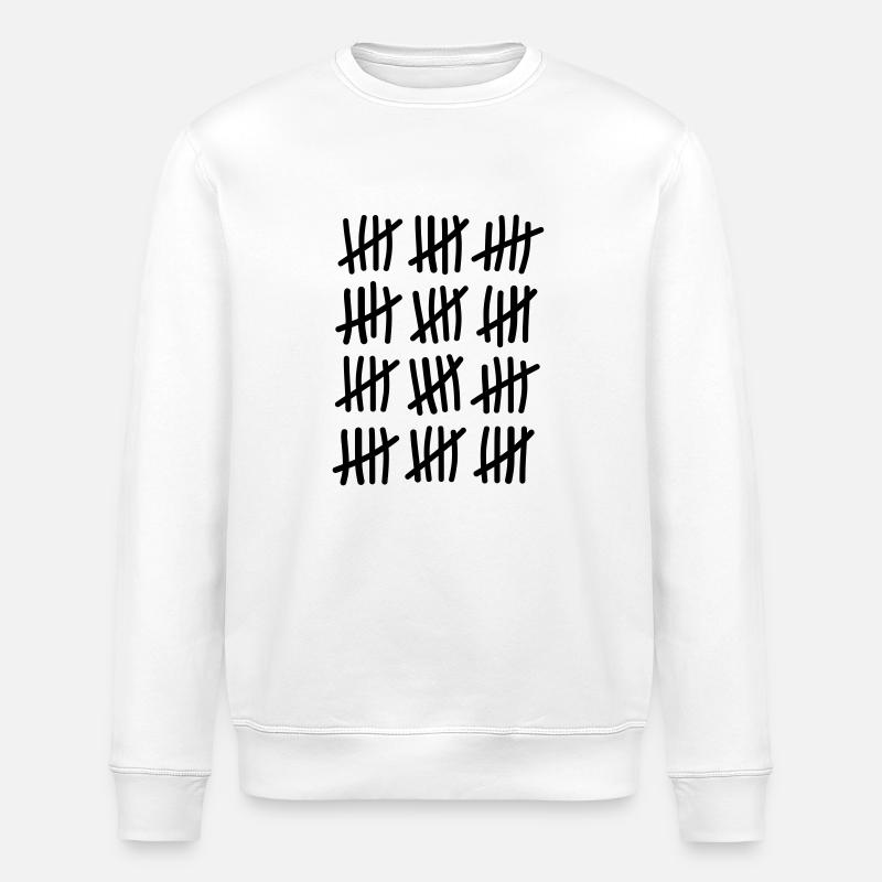 60 Anniversaire - Sweat bio ROLLER Stanley/Stella Unisexe - blanc