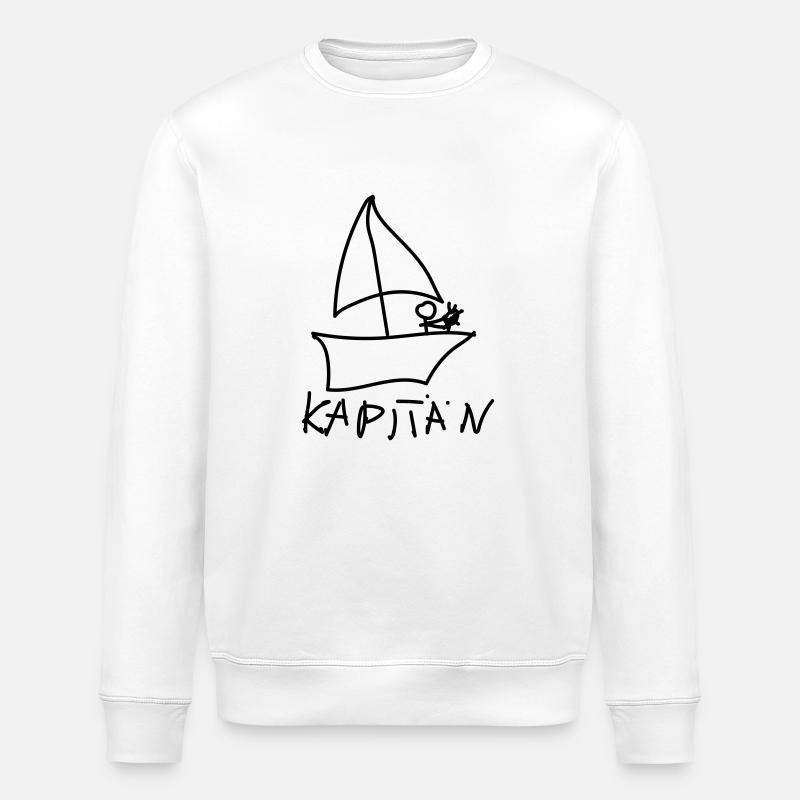 kapitän - Stanley/Stella Unisex Bio-Sweatshirt ROLLER - Weiß