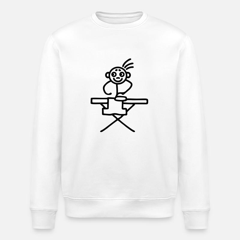 Bügeln Hausmann - Stanley/Stella Unisex Bio-Sweatshirt ROLLER - Weiß