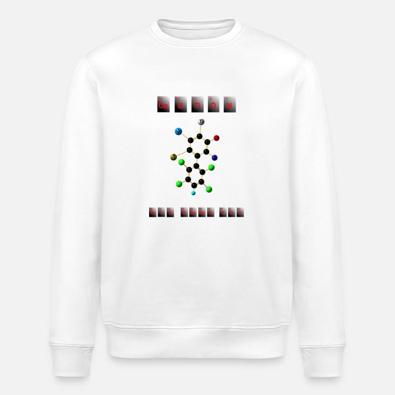 Caution - Stanley/Stella Unisex Bio-Sweatshirt ROLLER - Weiß