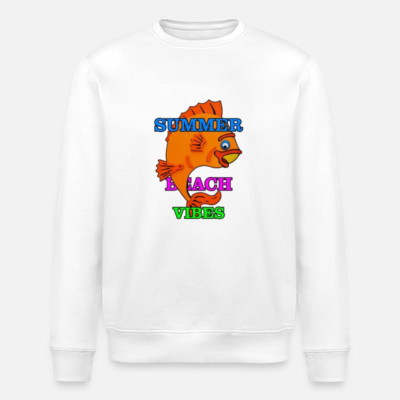 Perch - Stanley/Stella ROLLER Unisex Organic Sweatshirt - white