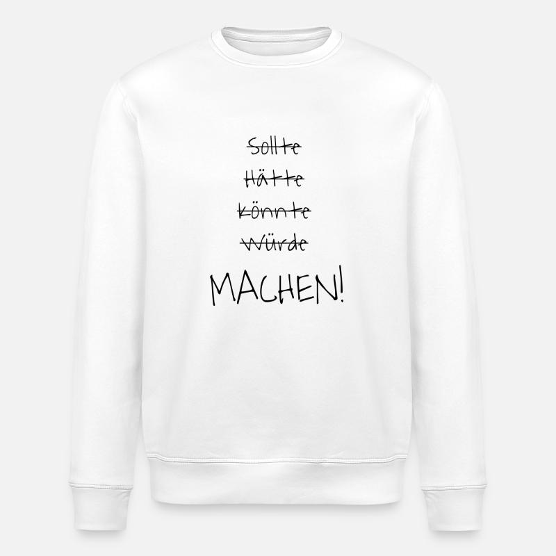 Machen - Stanley/Stella Unisex Bio-Sweatshirt ROLLER - Weiß