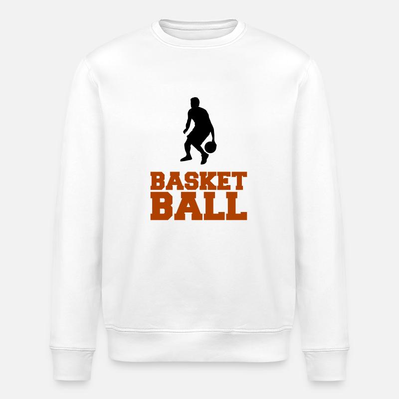 basket-ball - Sweat bio ROLLER Stanley/Stella Unisexe - blanc
