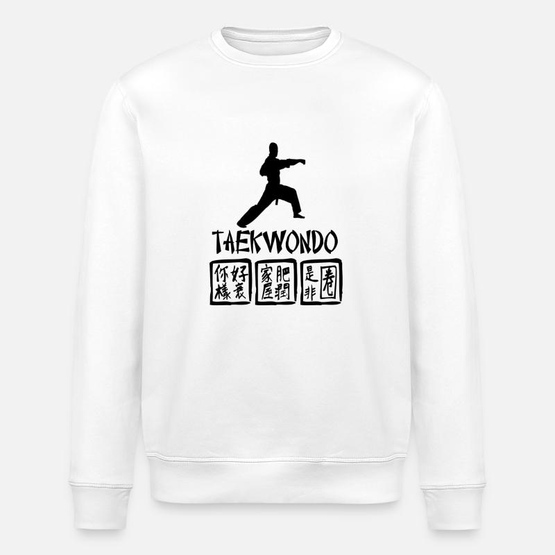 Conception de Taekwondo - Sweat bio ROLLER Stanley/Stella Unisexe - blanc