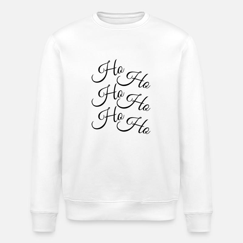 Ho Ho Ho - Sweat bio ROLLER Stanley/Stella Unisexe - blanc
