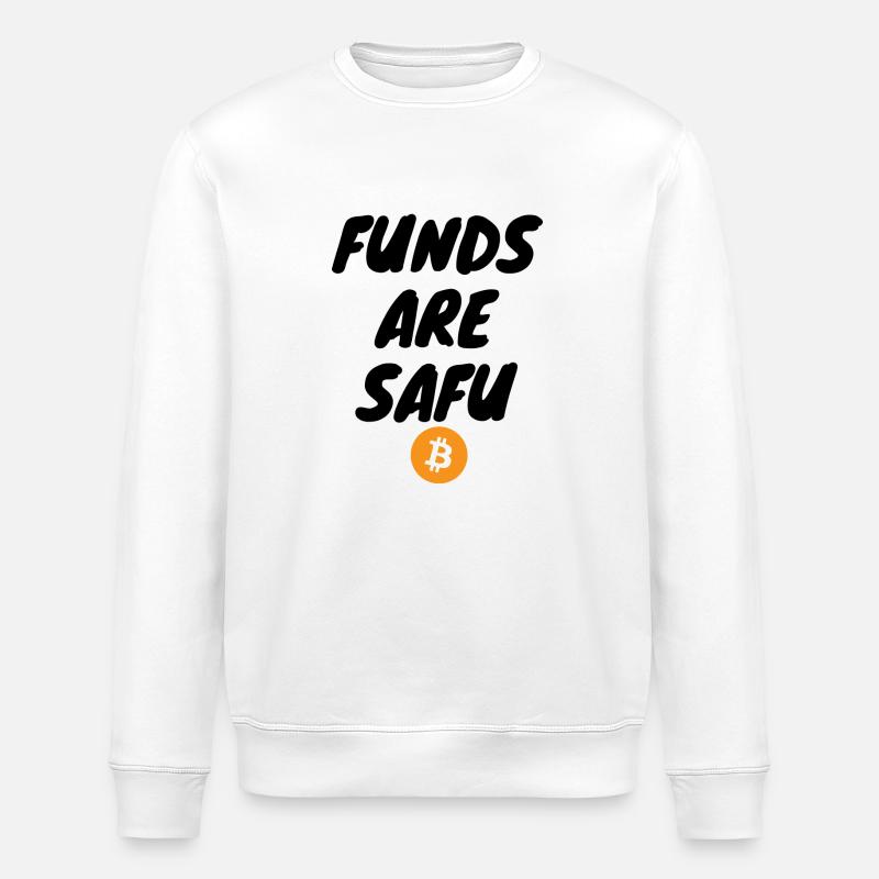 Krypto Funds Are Safu - Stanley/Stella Unisex Bio-Sweatshirt ROLLER - Weiß