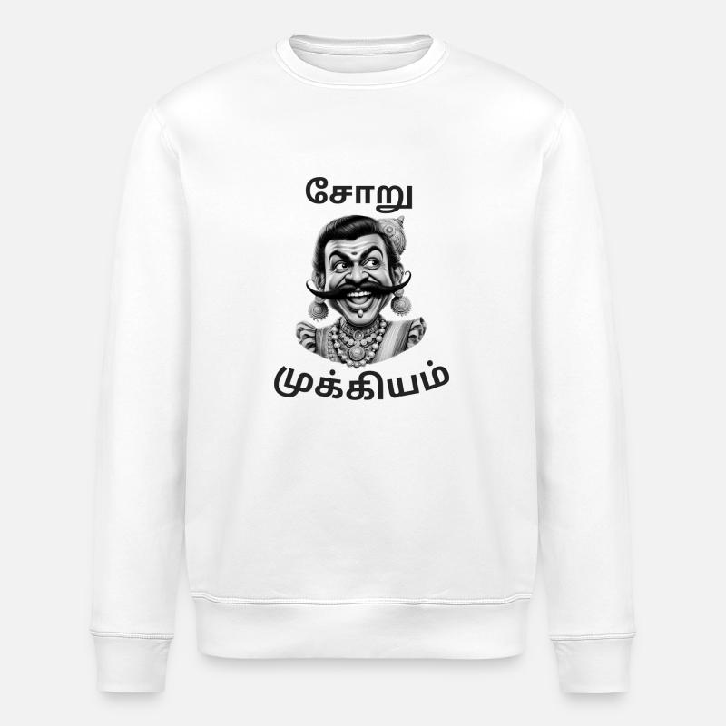 Sooru First - Stanley/Stella Unisex Bio-Sweatshirt ROLLER - Weiß