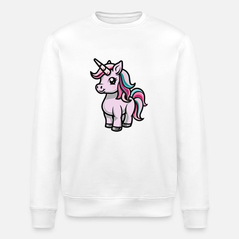 Unicorn - Stanley/Stella Unisex Bio-Sweatshirt ROLLER - Weiß