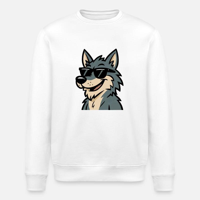 Lunettes de soleil Wolf - Sweat bio ROLLER Stanley/Stella Unisexe - blanc