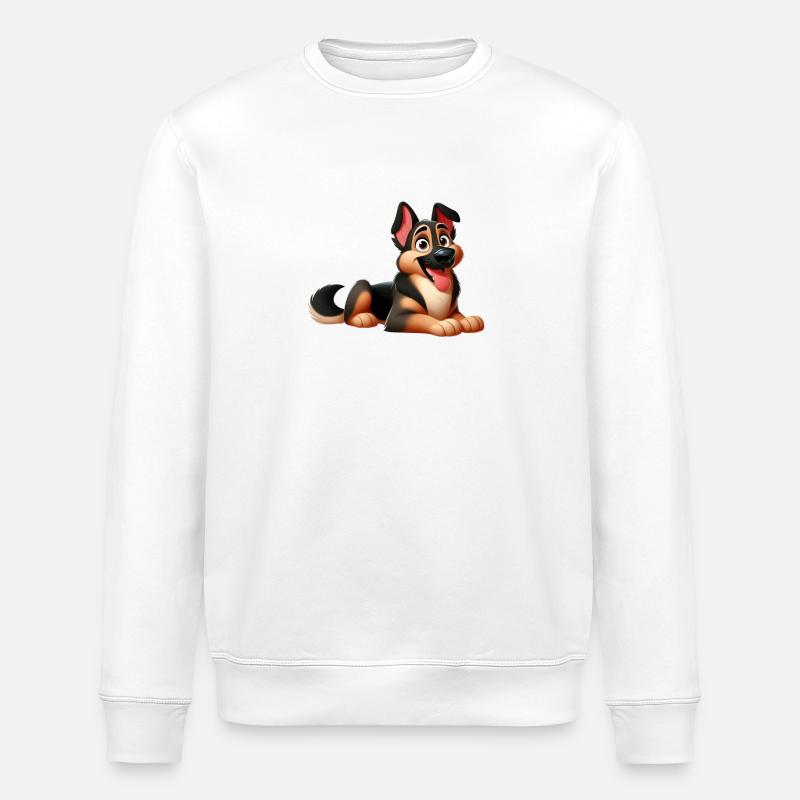 Beauceron 5 - Stanley/Stella ROLLER Unisex Organic Sweatshirt - white