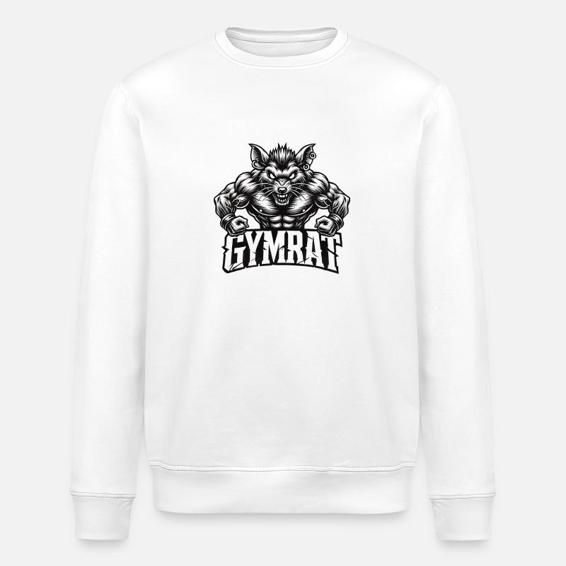 GymRat Intense - Sweat bio ROLLER Stanley/Stella Unisexe - blanc
