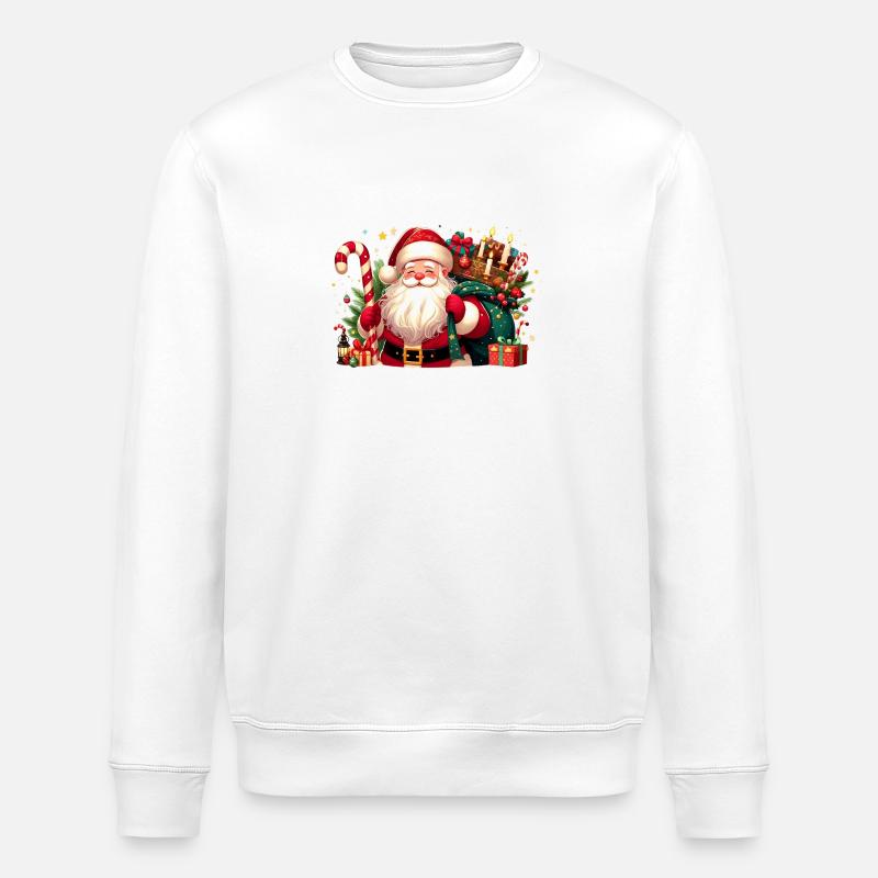 santa fun 9 - Sweat bio ROLLER Stanley/Stella Unisexe - blanc