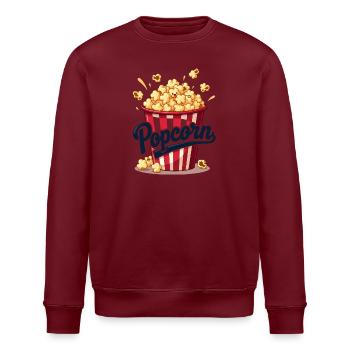 Carnival Outfit - Popcorn Costume - Stanley/Stella ROLLER Unisex Organic Sweatshirt - white - Front - Nik (191cm)
