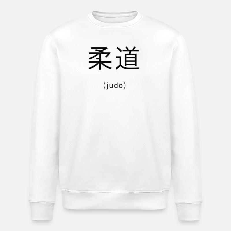 Judo - Stanley/Stella Unisex Bio-Sweatshirt ROLLER - Weiß