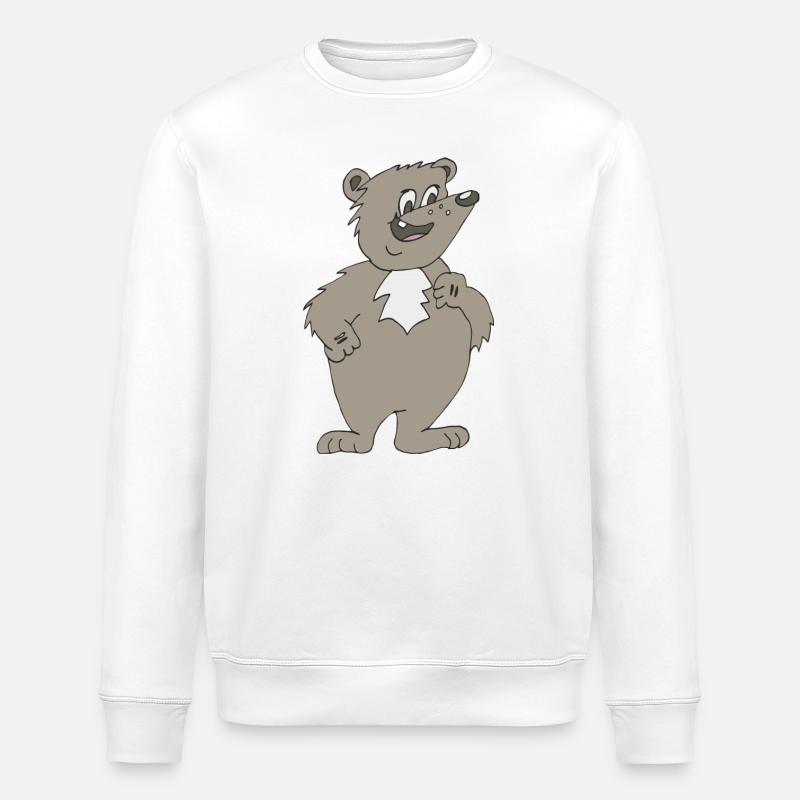 bär comcistyle - Sweat bio ROLLER Stanley/Stella Unisexe - blanc