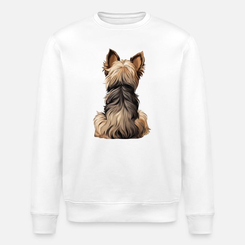 Yorkshire Terrier - Sweat bio ROLLER Stanley/Stella Unisexe - blanc