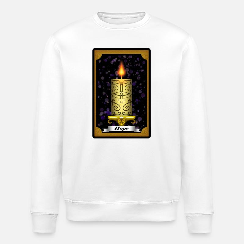 Carte de Tarot "Hope" - Sweat bio ROLLER Stanley/Stella Unisexe - blanc