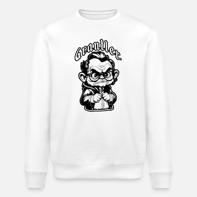Der Grantler - Sweat bio ROLLER Stanley/Stella Unisexe - blanc