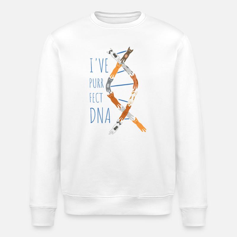 J’ai de l’ADN parfait - Sweat bio ROLLER Stanley/Stella Unisexe - blanc