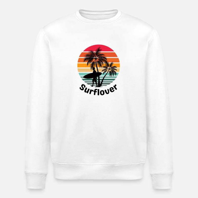 Surflover - Stanley/Stella Unisex Bio-Sweatshirt ROLLER - Weiß