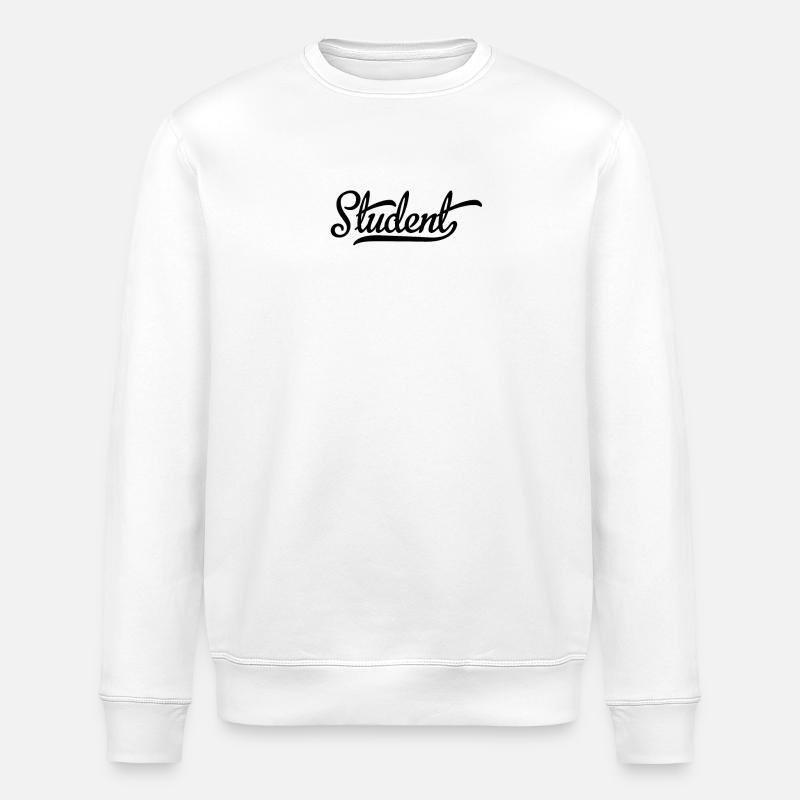 Étudiant - Sweat bio ROLLER Stanley/Stella Unisexe - blanc