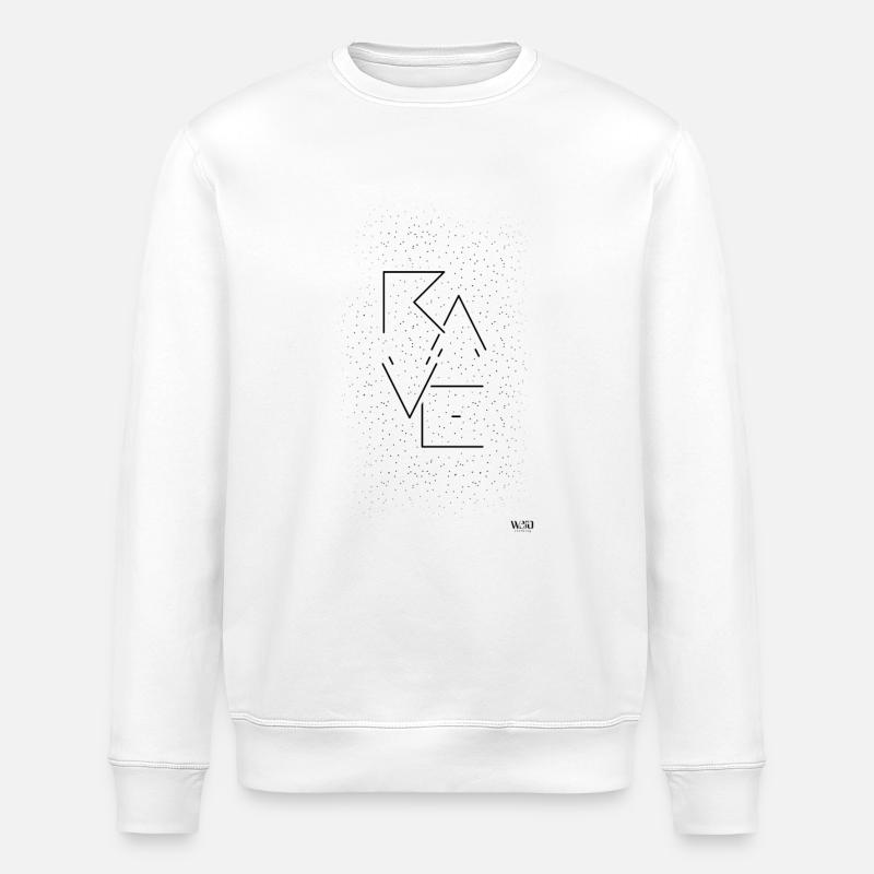 Rave - Stanley/Stella Unisex Bio-Sweatshirt ROLLER - Weiß